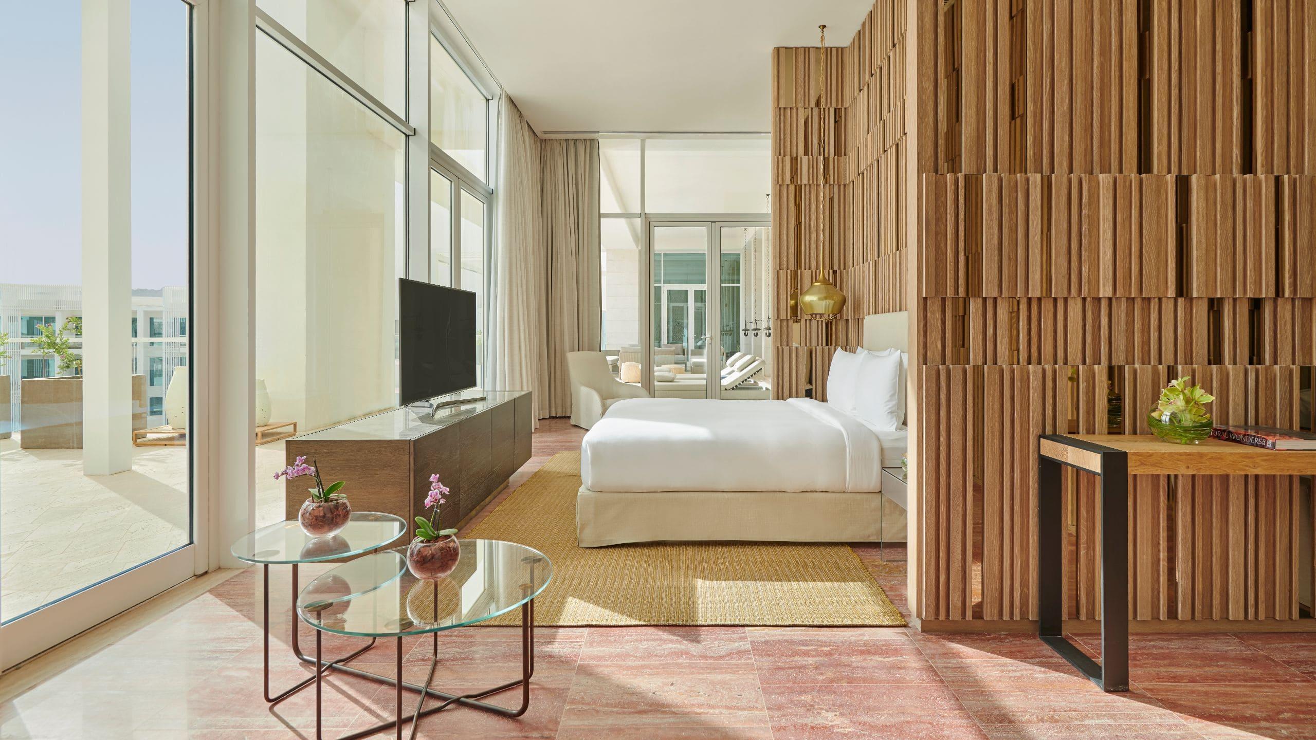 Hyatt Regency Aqaba Ayla Resort Exterior foto A bedroom at the hotel