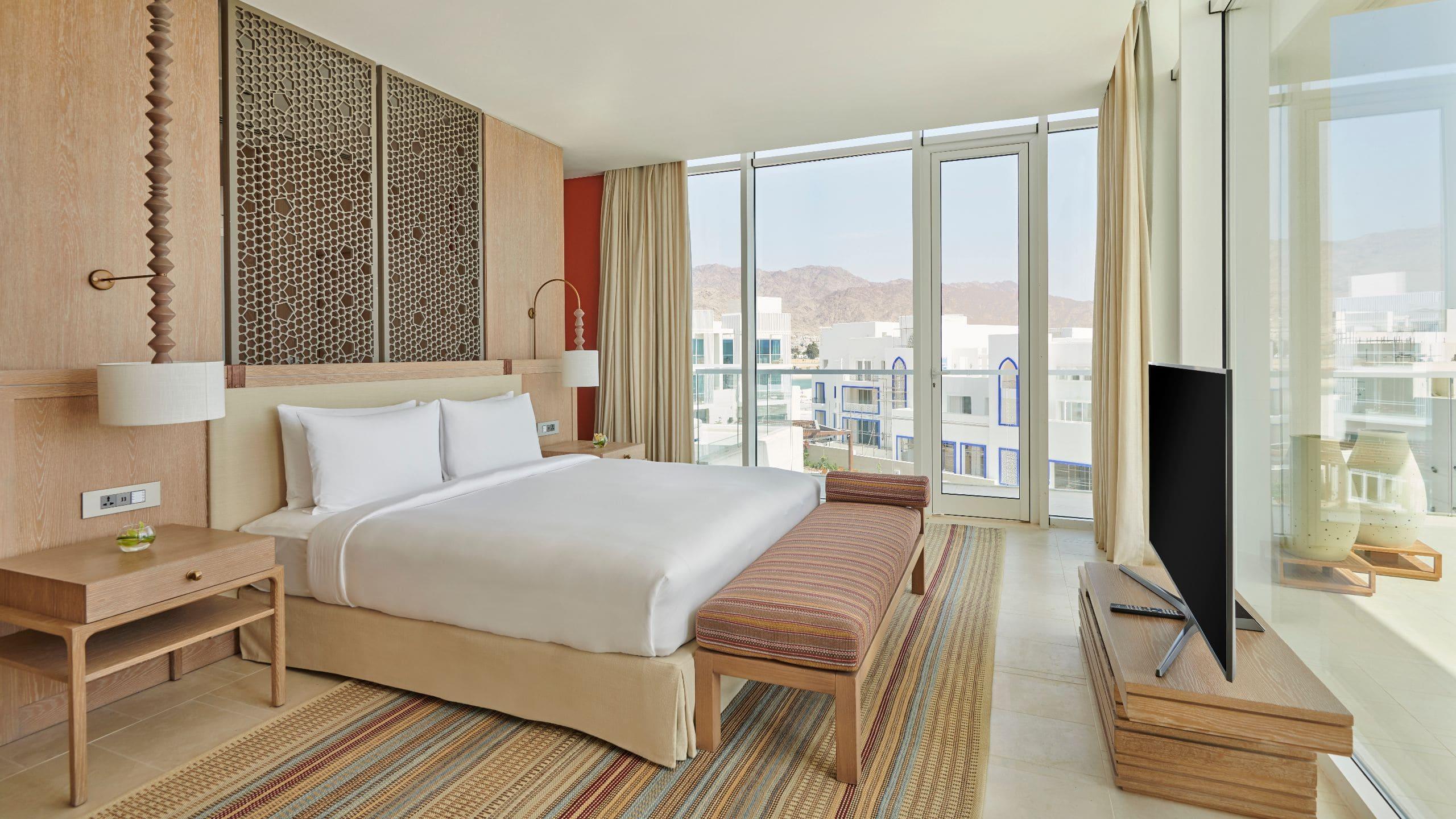 Hyatt Regency Aqaba Ayla Resort Exterior foto A bedroom at the hotel