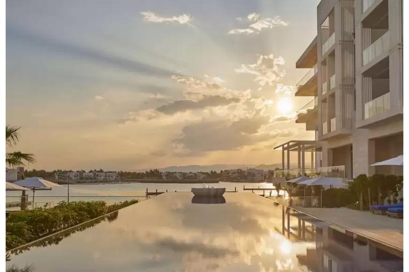 Hyatt Regency Aqaba Ayla Resort Exterior foto View of the lagoon